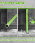 BETTERI 1-1/2in wet core drill bit for reinforced concrete with rebar, 14in depth, green laser-welded diamond core bit