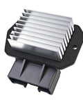 Solid Drop-In Blower Motor Resistor For Ram 1500 2500 3500 Dodge Journey for HVAC systems, silver aluminum fins, plastic connector.