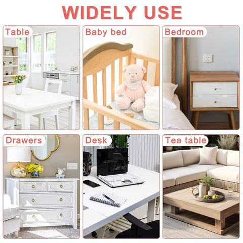 Rock Solid Clear Corner Protectors For Baby Proofing Hella Tough Soft Edge Guards With Super Strong Adhesive on furniture in various settings.