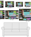 Ultimate Periodic Table Poster With 2500 Plus Data Points On Element Properties in various sizes from 14x11 to 60x40.