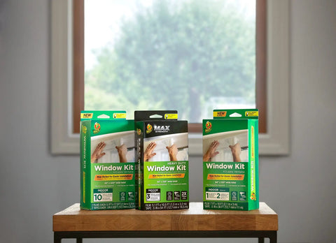 Max Strength Window Insulation Kit For Winter Drafts, Heavy Duty Shrink Film Insulator, Easy Install Fits Patio Doors And Large Windows, Indoor Installation With Tape, Clear 84 By 120 Inches, 1 Pack