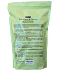Back view of resealable bag of Fast Draining Succulent And Cactus Potting Soil Mix With Added Nutrients For Healthy Roots, 4 Quarts