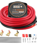 Road Ready 12 Volt Automatic Dual Battery Isolator Kit With 140 Amp Voltage Sense Relay Vsr, features cables and connectors.