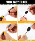 Step-by-step usage of Precision Pin Vise Hand Drill Set 25 Pcs For Jewelry Making And Miniatures with HSS bits.