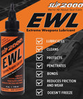 Extreme Weapons Lubricant EWL Synthetic CLP Gun Lube Spray 16oz for Semi Auto and Full Auto Rifles and Pistols, High Round Count Ready, Wipes Clean After 2000-4000 Rounds, Ideal In Cold Or Dusty Environments. Bottle shown front view