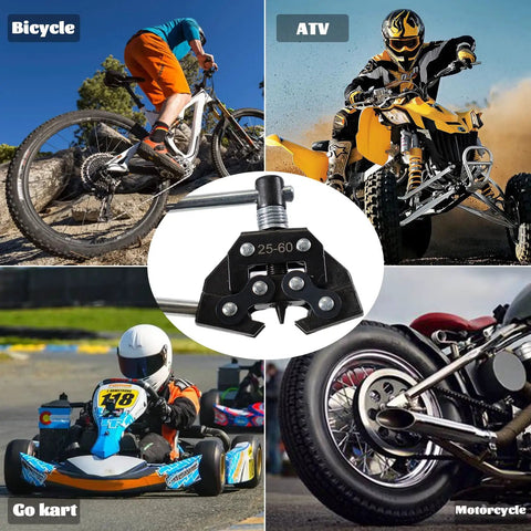 Heavy Duty Roller Chain Breaker Cutter Tool For Motorcycles Bicycles Go Karts And ATVs Fits Chains From 25 To 60 Pro Grade