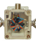 Radio Balun Antennas For 1 To 30 MHz Shortwave Ham Radio Gear NXO 100 Magnetic Balance Kit, interior wiring view