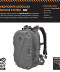 Impact-Resistant Hardshell Camera And Drone Backpack With External Mounting System For Photographers, water-repellent case