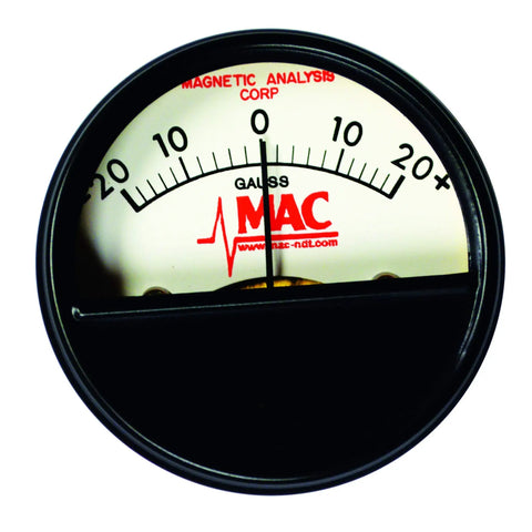 Residual Magnetism Detector for Steel Shops and Fabricators, Pocket Size Handy Tool showing gauss reading, easy to use on the go.