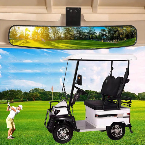 2 Person Electric Golf Cart Adult Work Vehicle With Storage Box 800W 60V Motor For Hunting Beach Farm Hotel 12Mph Max Speed on golf course.