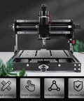 Professional Desktop Cnc Router 3020 Plus Featuring 500W Grbl Milling Engraving Machine for wood projects with precision spindle.