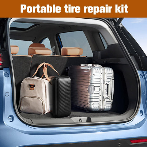 100 Piece Tire Plug Repair Kit No Tire Removal Needed Patch Tools With Portable Storage Bag for car trunk