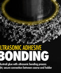 Close-up of Pro Grade Wheel Hub Resurfacing Kit With Metal Housing And Brake Surface Cleaner bonded surface detail.