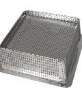 Floor Drain Strainer Square 8-1/2 By 8-1/2 By 3 Inches, Stainless Steel 304 0.8mm Thick, 18-8 Finish, Heavy Duty Square Drain Screen For Shower And Floor, Built To Last, Silver.