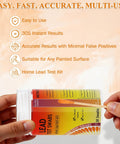 Top Rated Lead Paint Test Kit Featuring 80 Water Activated Swabs For No Sweat Testing Hands Down Delivers Quick Results In 30 Seconds Solid Pick For Safe Home Renovation Prep, showing test swabs and instructions.