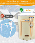 Backflow Preventer Cover 16 By 20 Inches, 5 Layer Beefed Up Heavy Duty Insulation for Winter Freeze Protection on outdoor pipe