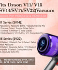Three Pack V11 And V15 Vacuum Filter Replacement Kit For Cordless Vacuums, Fits V11, V11 Animal, Torque Drive And V15 Detect ad