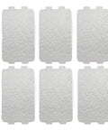 Pack of 6 Microwave Mica Waveguide Covers, 4.21 X 2.52 Inch, Heat Resistant And Cuttable Mica Sheets for durable oven performance.