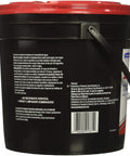 Back view of black container for Waterless Hand Wipes With Orange Peel Extract Alcohol Free Premoistened Wet Wipes