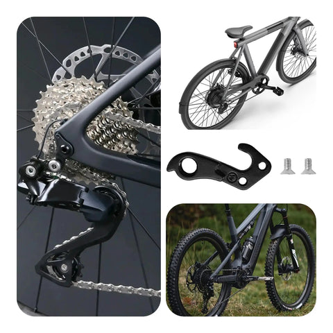 2 Pack Derailleur Hanger 144 Replacement Part With Mounting Hardware For Trek Gary Fisher Bikes Aluminum Alloy Black Ready To Ride