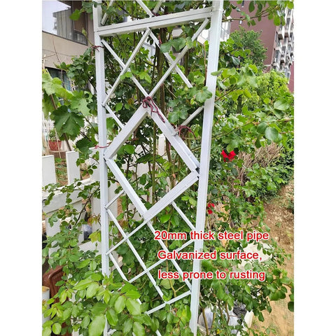 Metal Garden Arch Trellis For Climbing Plants And Vines Backyard Wedding Ceremony Decor Outdoor Pergola Arbor Ready To Support Flowers Roses And Ivy, Sturdy Black Yard Arch For Patios And Gardens.