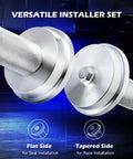 Close-up of 2 In 1 Bearing Press And Hub Seal Installer Kit for trucks showing flat and tapered sides for seal and race installation.