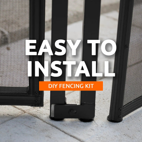 Super Simple Diy Self Closing Gate Kit For Pool Safety Fencing Black Powder Coated Aluminum Frame Heavy Duty Double Truss Support Built Tough Child Proof Walk Thru Pack One close-up showing easy installation mechanism.