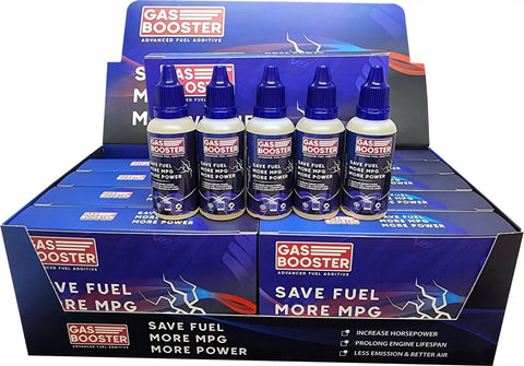 Powerful Gas Saver Additive 5 Bottle Pack For Gasoline And Diesel Engines To Run Cleaner, Boost Fuel Economy, Cut Emissions