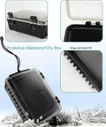 Waterproof Dry Box For Boat And Kayak, Watertight Storage Container For Phones Keys Lighters Watches And More, rugged with secure seal