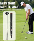 Man using 34 Inch Zero Torque Right Handed Putter For Men And Women, Face Balanced 0 Degree Toe Up, on golf course