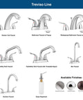 Elegant Widespread Roman Tub Faucet With Chrome Plated Finish Winged Two-Lever Handles For Quick Temp And Flow Control Aerated Stream