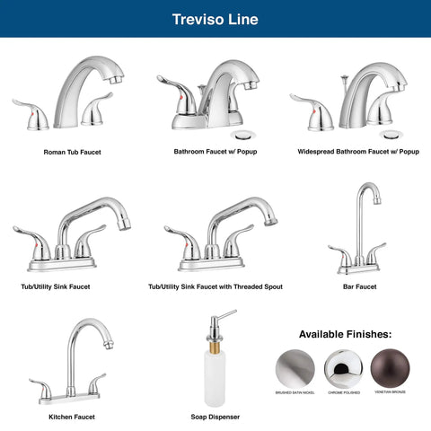 Elegant Widespread Roman Tub Faucet With Chrome Plated Finish Winged Two-Lever Handles For Quick Temp And Flow Control Aerated Stream