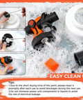Smooth Operator Hvlp Paint Sprayer For House Painting And Cabinet Styling With Adjustable Flow Settings and Easy clean-up in soapy water.
