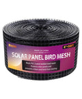 Solar Panel Bird Mesh Guard 6 Inch By 50 Foot Black PVC Coated Steel Netting Keeps Birds And Critters From Nesting Under Panels