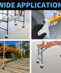 Wide application of Five Inch Scaffolding Wheels and Scaffold Caster Set Of Four on various scaffolding platforms.