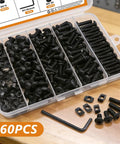 M5 T Nuts And Bolts Assortment Kit For 2020 Aluminum Extrusion Includes M5 Screws 8 To 20mm Hex Socket Fasteners T Slot Nuts