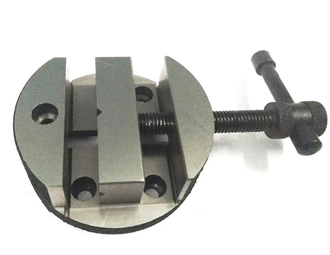 100 mm round vise for 4 Inch Rotary Milling Table For Indexing Precision With Horizontal And Vertical Setup.