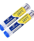 Flux Core Solder Wire 1.0mm For Stainless Steel Nickel Zinc Copper Iron Aluminum Sheets Soldering 1.4oz Pack Of 2