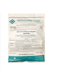 Bag of Imidacloprid 75WSP Select Insecticide for Turf and Lawn Grub Control, labeled with usage instructions and safety warnings.