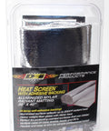 Reflective Aluminum Mylar Heat Shield Mat 36 By 40 Inches With High Temp Adhesive, Easy Peel And Stick in retail packaging