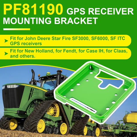 GPS Receiver Mounting Bracket PF81190 for Star Fire SF3000 SF6000 on tractor with New Holland, Fendt, Case IH compatible.