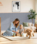 Ultimate Brick Shape Acoustic Panels Made From High Density Polyester Fiber To Blast Away Echoes And Silence Reverb Delivering Pro Grade Noise Reduction For Walls And Ceilings Perfect For Sound Proofing Home Studios And Gaming Rooms Value Pack Of 24 in a cozy play area.