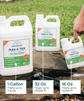 Various sizes of All Natural Flea And Tick Yard And Garden Spray Concentrate With Essential Oils To Kill, Control, And Prevent