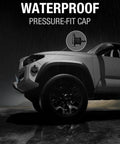 Waterproof pressure-fit cap for RV Shore Power Inlet Plug Kit with 16 Inch Extension Cord and Five In One T Blade Adapter
