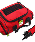 Large EMT Trauma Kit For First Responders, Fully Stocked Trauma Bag With Over 240 Supplies In Red MB30 Gear Bag