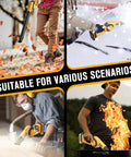 Cordless Leaf Blower For DeWalt 20V Max Batteries Tool Only Up To 200 MPH Lightweight Mini Electric Blower With 3 Speed Settings For Patio Cleanup Battery Not Included used for various tasks
