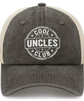 Everyday Dope Uncle Club Hat For Women Like A Dad But Cooler EST 2026 Golf Trucker Cap Cotton Baseball Style Gift Front View