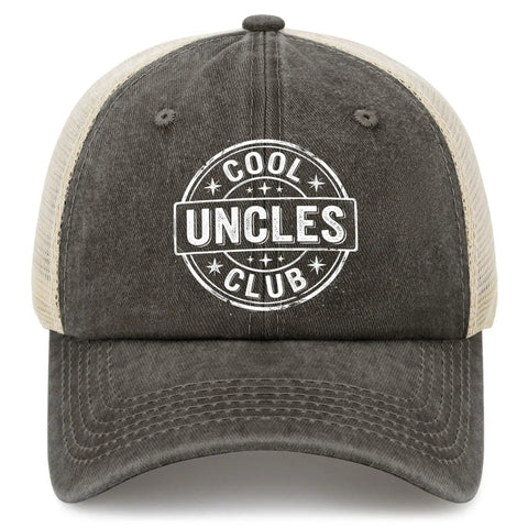Everyday Dope Uncle Club Hat For Women Like A Dad But Cooler EST 2026 Golf Trucker Cap Cotton Baseball Style Gift Front View