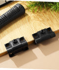 Adjustable Damping Hinge Set For Kitchen Cabinets And Wooden Doors With Quiet Soft Close 10 Pack Mini Hinge Locks showing two hinges
