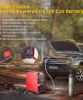 Portable PCP Air Compressor With 350W Motor Auto Stop 12V Car Power Built In Home Converter for Paintball DIY Use Image